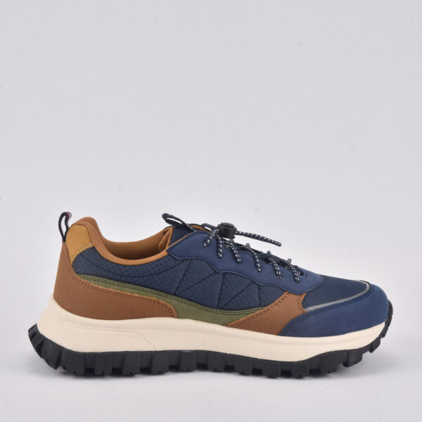 TOMMY HILFIGER LOW CUT LACE UP Y264/BLUE/COGNAC - Image 6